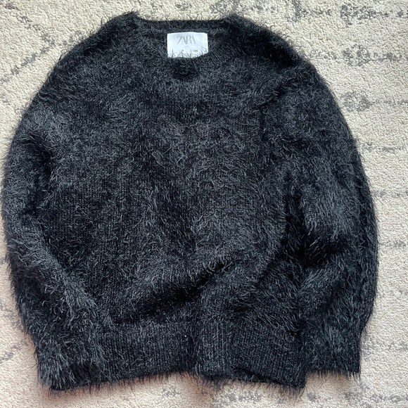 Zara girls eyelash sweater - Picture 1 of 2